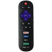 TCL Original Remote Control with Netflix/Disney/AppleTV/Hulu Hotkeys - Black (Used)