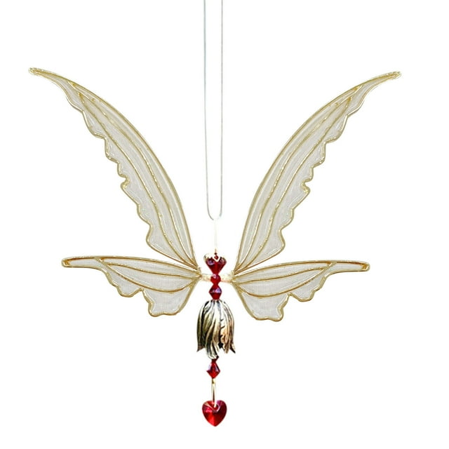 Colgante Atrapasol de Cristal con Ala Decoración Colgante para Casa Hogar