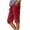 *Red, variant on VBVC Women's Cotton-Linen Capri Pants,Split Hem Button Detail Casual Trousers For Women,Ladies Lightweight Summer Travel Capris with Pockets,Red,S-5XL