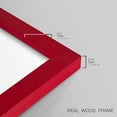 thumbnail image 3 of Reductive II in Red Solid Wood 11 x 14 Framed Print, 3 of 6