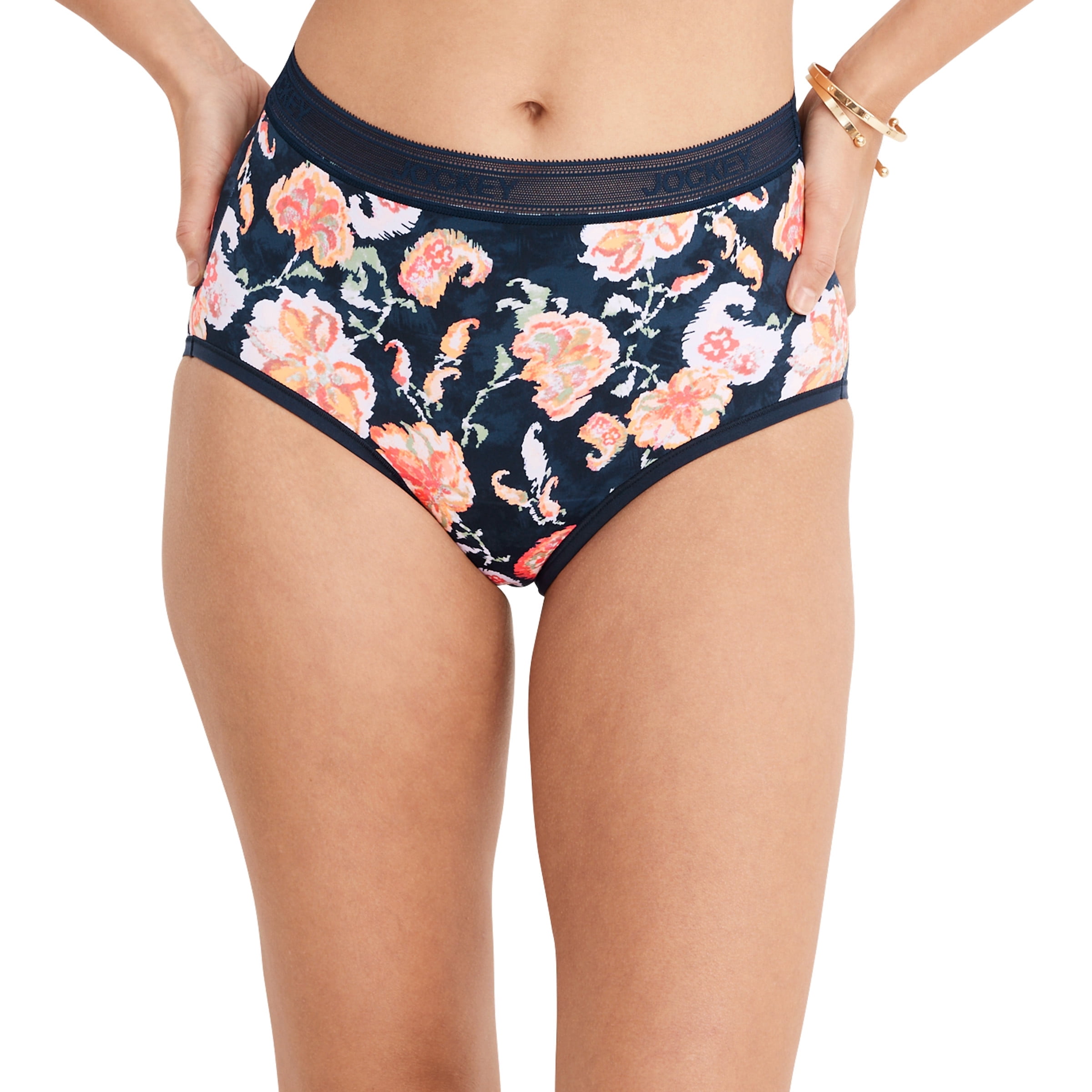 Jockey Women's Worry Free Microfiber Moderate Absorbency Brief