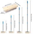 thumbnail image 3 of POINTERTECK Brosse à Sol en Fil d'Acier Inoxydable Balai à Fil avec Perche Détachable en 4 Sections Brosse de Nettoyage Multifonction, 3 of 8