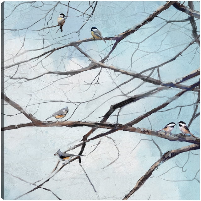 Cuadro Decorativo - Observación de aves Jr Impresión en canvas, estrechado.