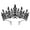 Black, variant on Bridal Crown Tiara Princess Queen Fairy Bridal Headpiece Wedding Crown Alloy Rhinestone Birthday Party Prom Gift