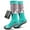Woodland Green - 2 Pack, variant on OutdoorMaster Kids Ski Socks - Merino Wool Blend, Over the Calf Design (4 Pack)