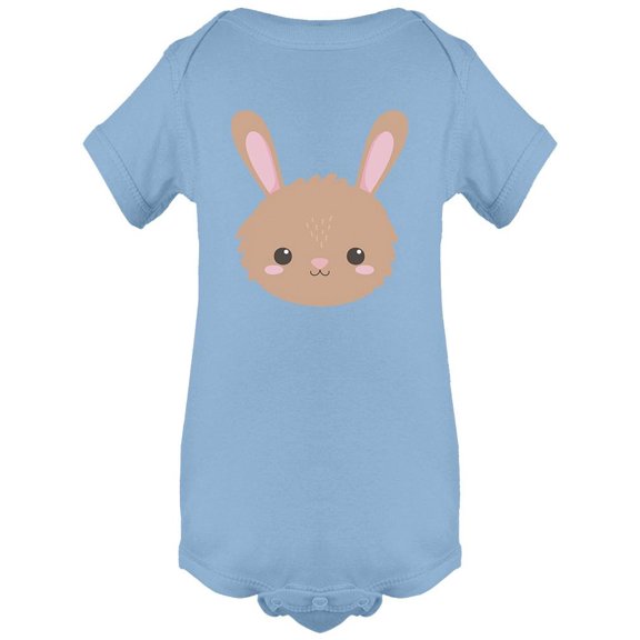 Cute Brown Bunny Head Bodysuit Infant -Image by Shutterstock, Newborn