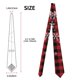 thumbnail image 2 of Balery Red Buffalo Plaid Corbata Clásica de Seda para Hombre, Corbata Tejida Jacquard, Corbatas Formales para Negocios y Bodas, 2 of 7