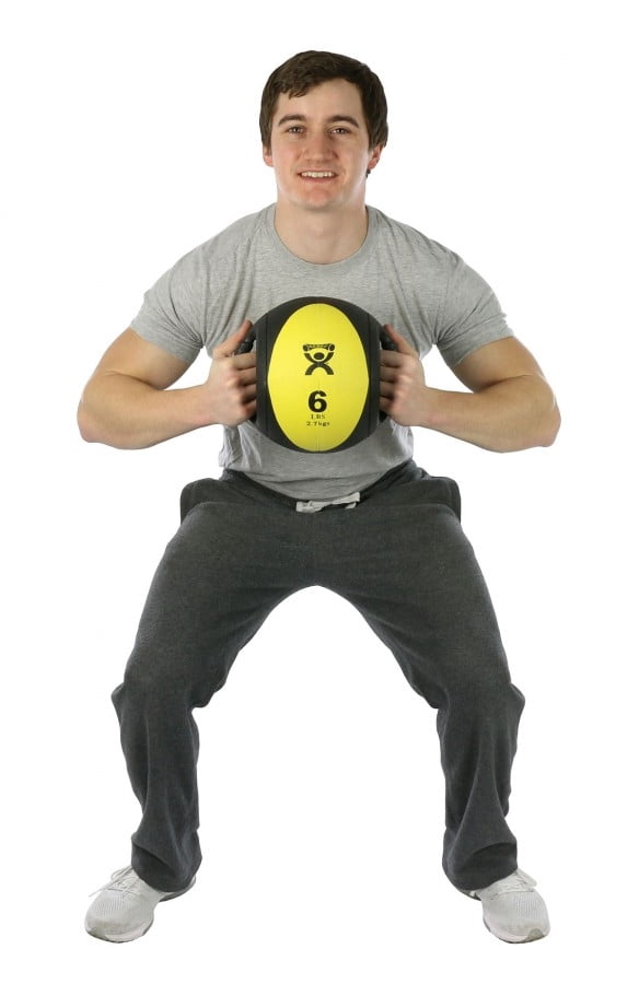 CanDo Dual Handle Medicine Ball