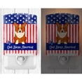 thumbnail image 2 of Caroline's Treasures BB3095CNL Patriotic Corgi Ceramic Night Light, 6x4x3", multicolor, 2 of 2