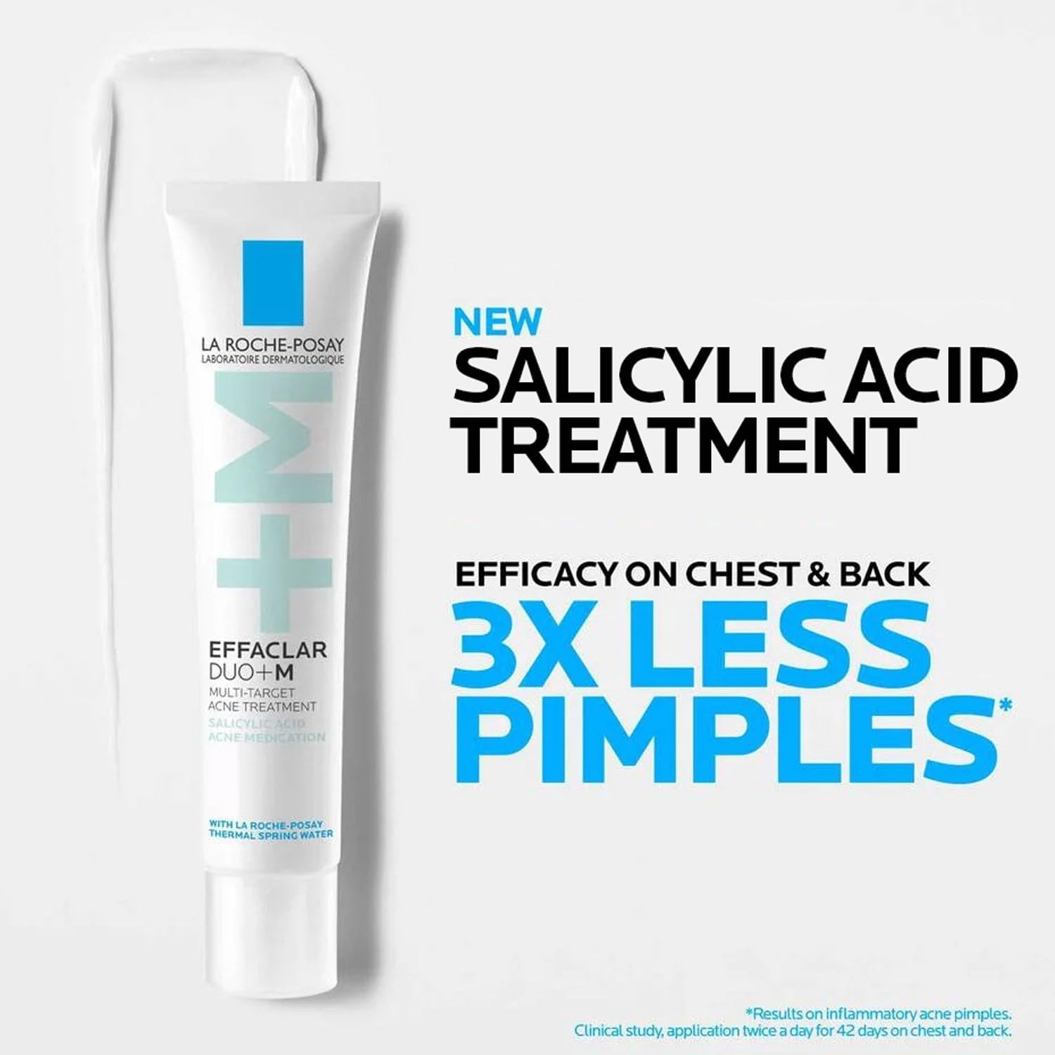 La Roche-Posay Effaclar Multi-Target Acne Treatment Cream with Salicylic Acid for Blackheads, 1.35 fl oz