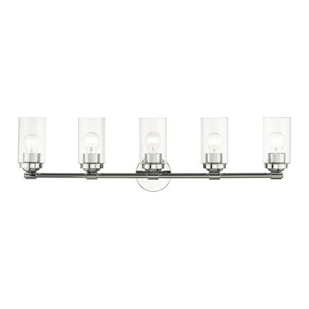 

Livex Lighting 18085 Whittier 5 Light 35 Wide Vanity Light - Chrome