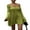 Green, variant on Rdhnmea Women Off Shoulder Sweater Dress V Neck High Waist Long Sleeve Ribbed Knit Short Dress Party Club Nightwear