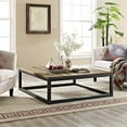 thumbnail image 2 of Modway Attune 44" Table Basse Carrée en Bois de Couleur Marron, 2 of 4