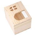 thumbnail image 4 of Miangastore Wooden Hamster Hideout For Small Animal Multi 1Pack 5.7x3.9x3.9in, 4 of 9