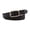 Black, variant on Women's Faux Leather Web Belt Square Braided Belts Casual Buckle Business Casual Loops Semi Formal Webbed Black X-Small-Large