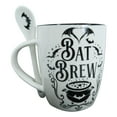 thumbnail image 4 of Wicca Occult Magic Bat Brew Spell Cauldron Porcelain Coffee Mug And Spoon Set, 4 of 7