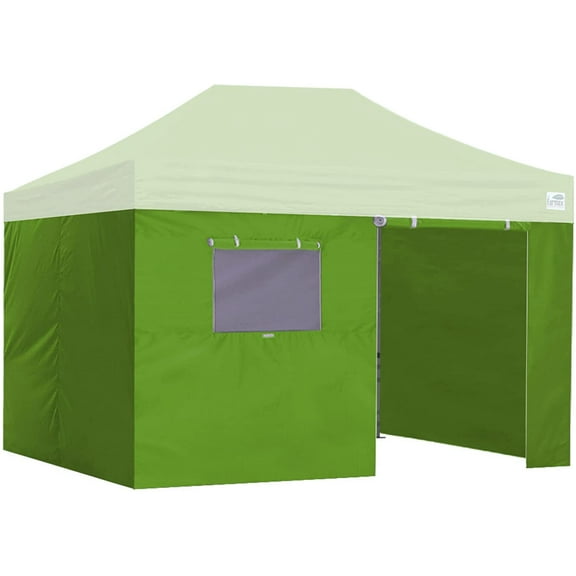 Eurmax USA 10x15 Zippered Walls for Canopy Tent,4 Walls ONLY (10x15,Field Green)