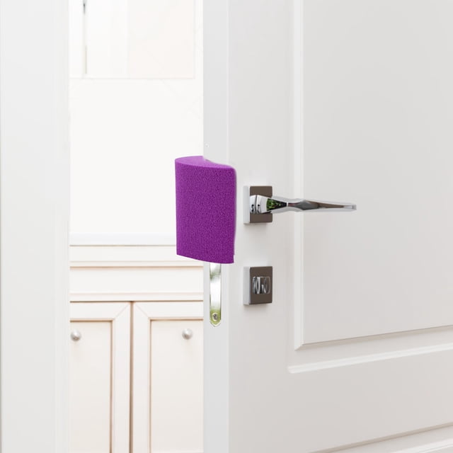 VERDANVERSE 5Ud Anticolisión De Puerta De Espuma Morada Con Instalación Fácil Y Reutilizable