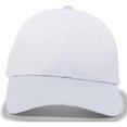 thumbnail image 1 of Pacific Headwear 805M.005.OS Coolport Mesh Hook & Loop Adjustable Cap, White - One Size, 1 of 1