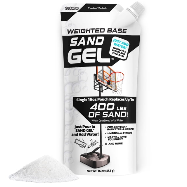 Gel de arena GoSports Weighted Base Filler, 473 ml, para baloncesto