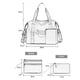 thumbnail image 4 of 3 unids/set bolsa de yoga bolsa de deportes de fitness de gran capacidad con dos bolsos (púrpura), 4 of 6