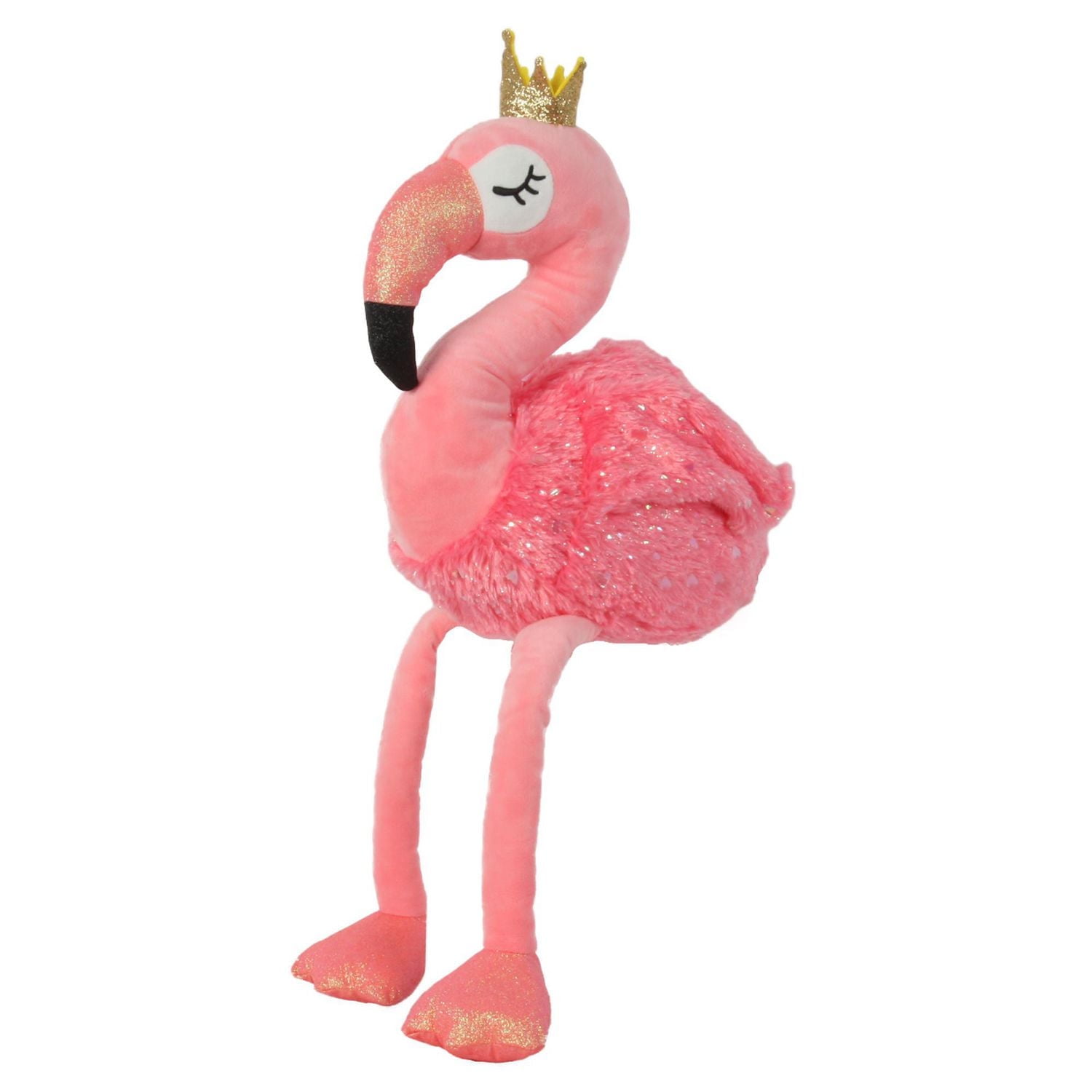 Way To Celebrate Valentine's Day 7.5" Flamingo With Crow Small Plush Animal