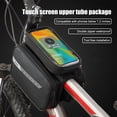thumbnail image 1 of Bolsas Para Bicicletas B-SOUL Bolsas para bicicletas 1.5L Patrón reflectante Estuche para teléfono con bolsa para bicicleta de gran capacidad, 1 of 6