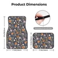 thumbnail image 5 of Fuzoiu Wildflowers Print Carpet Floor Mats for Car,Car Foot Mat Set,Universal Fit 4 Piece Mat Pad Set,Fits Most Cars Trucks Vans Sedans SUV Auto Carpet Mat Se, 5 of 7