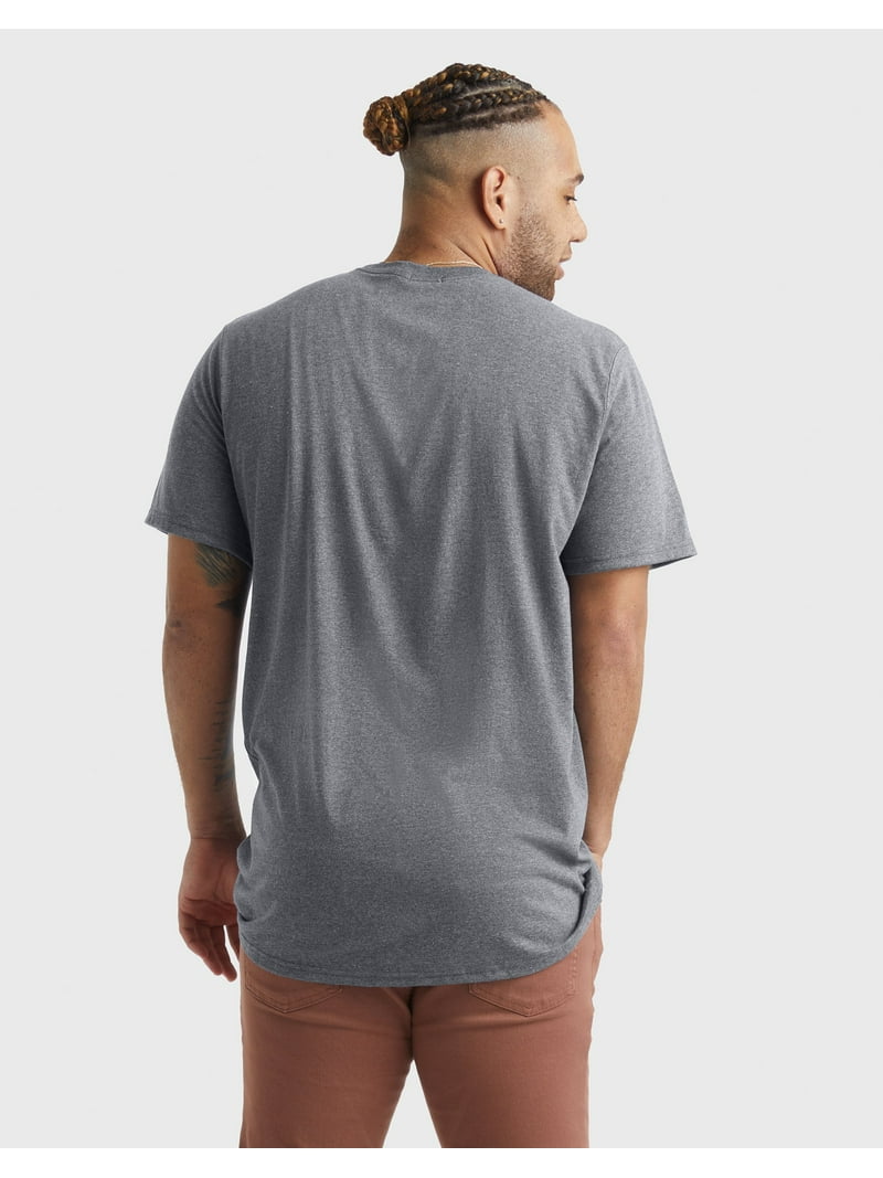 Hanes Originals Men's T-Shirt Tri-Blend Short Sleeve Crewneck Big