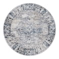 thumbnail image 2 of Unique Loom Portland Collection Area Rug - Canby (4' 1" Round Gray/Blue), 2 of 9
