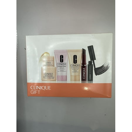 Clinique 2023 Holiday Stars 5 Pieces Gift Set Including Black Honey Lipstick and All about eyes