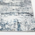 thumbnail image 3 of Tapis tissé bleu océan et gris Banburry, 3 of 8