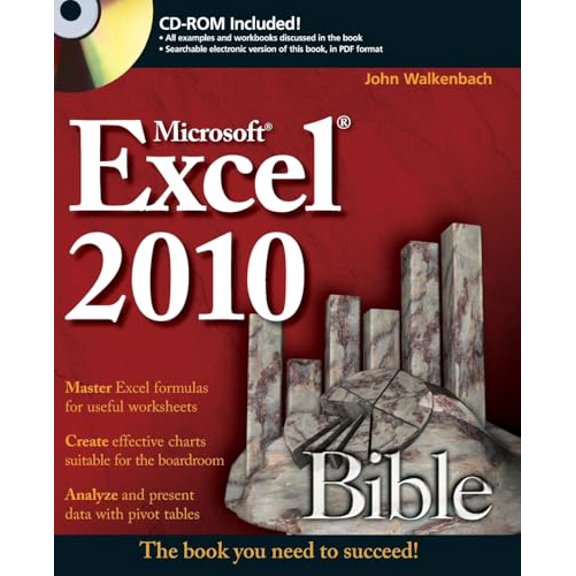 Pre-Owned Excel 2010 Bible [With CDROM] (Paperback) 0470474874 9780470474877