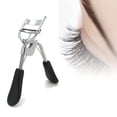 thumbnail image 3 of Silicone Eyelash Curler With Refill Pads & Satin Pouch Designed for No Pinching or Pulling and Perfect for Those With Straight Flat Lashes Wanting Dramatic Long Lasting Seamless Curls-silver, 3 of 5