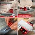 thumbnail image 2 of Angle Adjustable Sharpener Woodworking Perforator Woodworking Tool Sharpening Jig Width Adjustment Inclined Edges Wood Chisel Fixing Bracket, 2 of 7