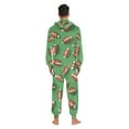 thumbnail image 4 of FORMRS Onesies Pajama for Adults Unisex Hoodie Winter Jumpsuit One Piece Sleepwear, Sizes S-2XL, American Footballs, 4 of 7