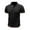 Black, variant on Titcea Golf Shirts for Men Patchwork Print Buttons Lapel Short Sleeve Shirts Summer Gyms Exercise Running T-shirt Hawaiian Beach Vacation Casual Tops(S-2XL)