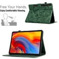 thumbnail image 3 of for Samsung Galaxy Tab S9/S8/S7 Tablet Case, PU Leather Embossed Flower Pattern Cover with Multi-Angle Flip Stand & Card Slots Protective Cover for Samsung Galaxy Tab S9/S8/S7 Case, Green, 3 of 6