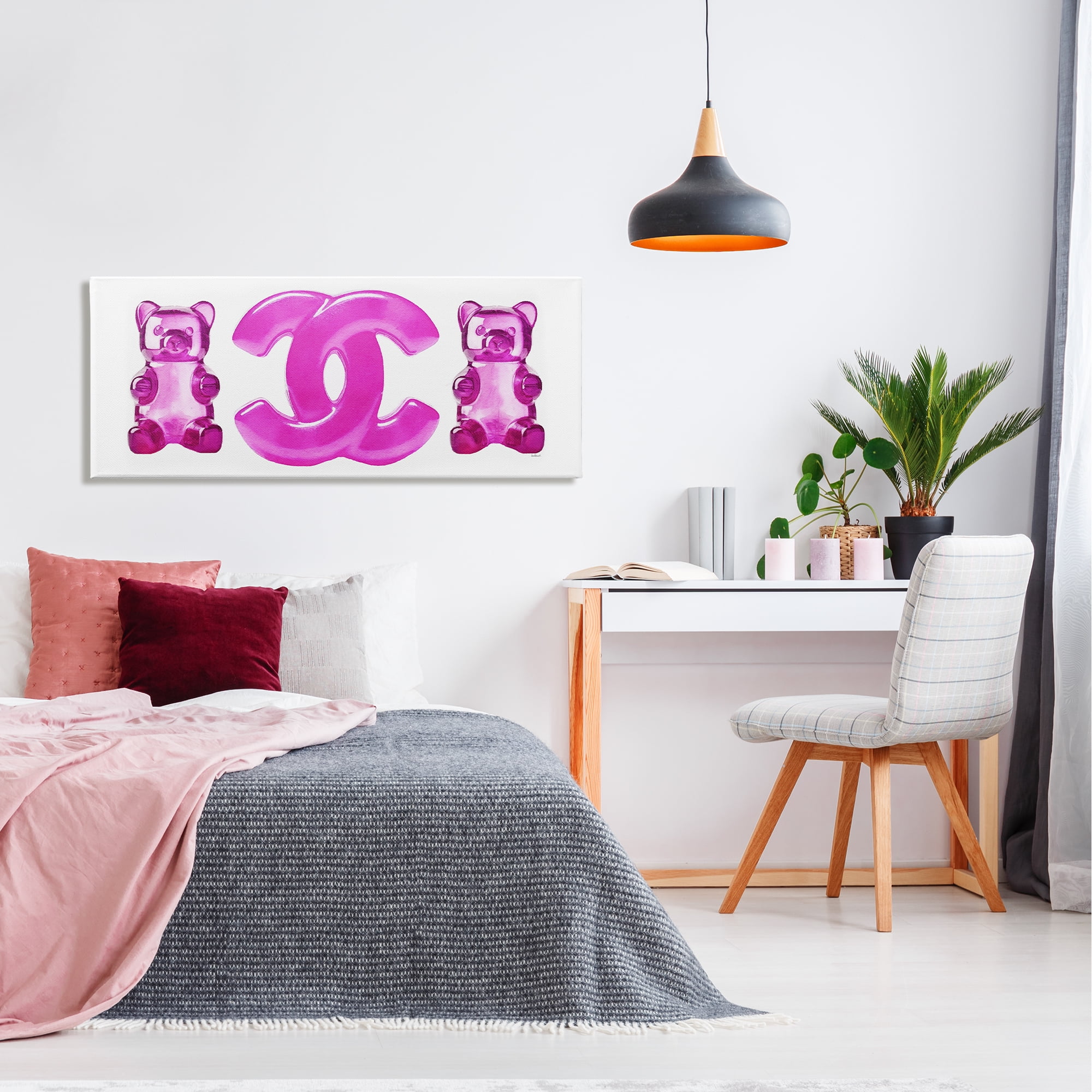 Stupell Industries Fashion Brand Candies Beauty & Fashion Painting Gallery Wrapped Canvas Art Print Wall Art, 48 x 20