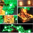 thumbnail image 5 of LED Light Kit for Lego - Creator Expert Bonsai Tree(Green) Building Blocks Model, LED Light Set Compatible with 10281(Lego Set NOT Included), 5 of 6