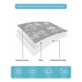 thumbnail image 5 of Quilts King Size Bedding Set, Farmhouse Country Lightweight Quilted Comforter, Grey Vintage Trees Rustic French Garden Soft Reversible Bedspread Coverlet with Pillow Covers for All Season, 96" x 106", 5 of 7