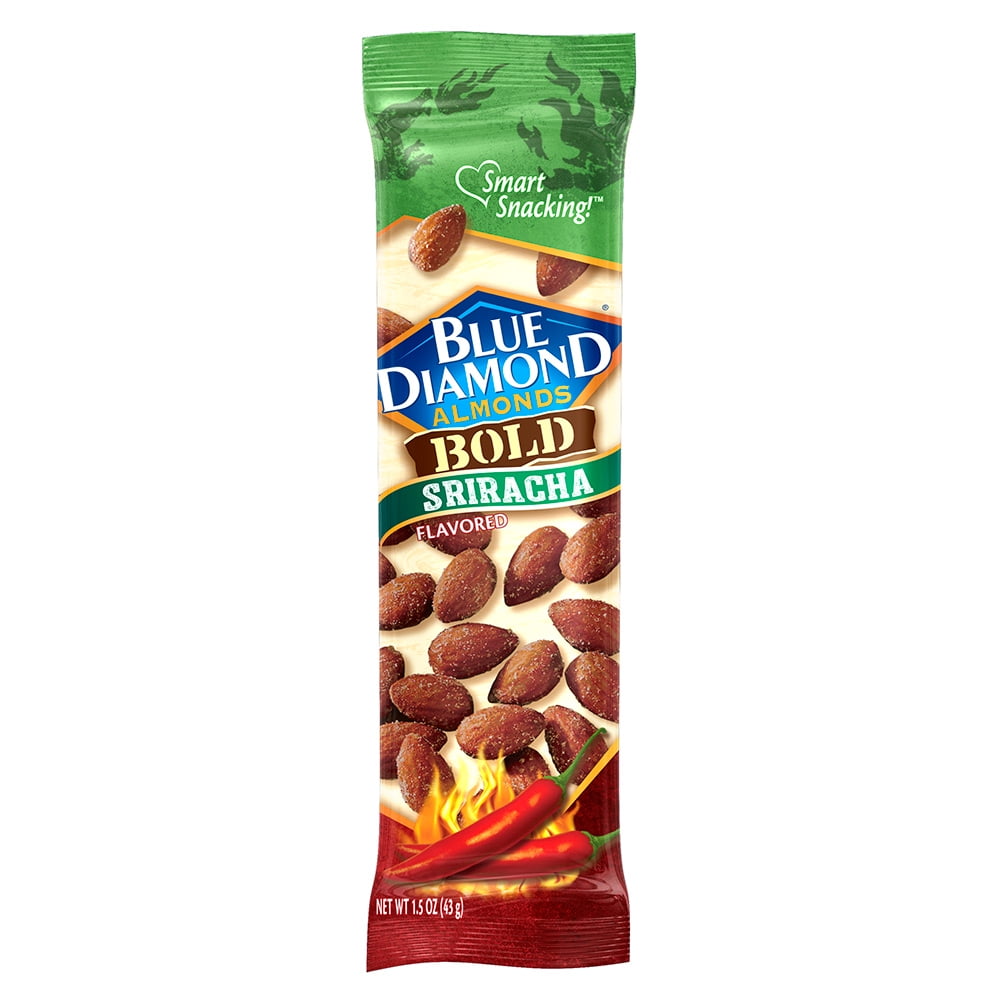 Blue Diamond Almonds, Sriracha 1.5 oz bags (12 pack)