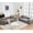 Gray, variant on New Arrived Boucle Sofa Set with Pillows | Great for Relaxing After a Long Day's Work | Comes with Easy-to-Clean Upholstery
