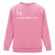 thumbnail image 4 of Amzcrzy Sudadera Para Hombre, Con Estampado De Corazones, Informal, De Manga Larga Y Cuello Redondo, Con Capucha, Color Rosa, L, 4 of 6