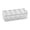 5 Compartments 5 Lids, variant on Large Capacity Transparent Plastic Food Storage Container Divided Compartments Built-in Ice Box for Picnic Household 5 Compartments 5 Lids