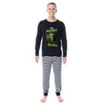 thumbnail image 6 of Beetlejuice Unisex Nightmare Material Striped Pajama Set For Adults, 6 of 6