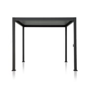 Mirador 111S 10x10 Outdoor Pergola,Full Aluminum Frame w/Adjustable Louvered Roof, Charcoal
