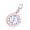 Pink, variant on Jesscasday Oversized Keychain Clock Plastic Keyring Pocket Watch Chronometer For Commuters Active Kids Lightweight Portable Design