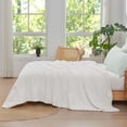 thumbnail image 2 of Amelie Home Twin Waffle Cooling Comforter – Reversible Lightweight Blanket for Hot Sleepers, White 68"x90", 2 of 5