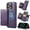Purple, variant on MAGKING Case For iPhone 17e / 16e, RFID Blocking, PU Leather,Compatible With MagSafe Detachable 2 In 1 Wallet With Multi-Card Slots,Magnetic Protective Cover,Black,For iPhone 17e / 16e